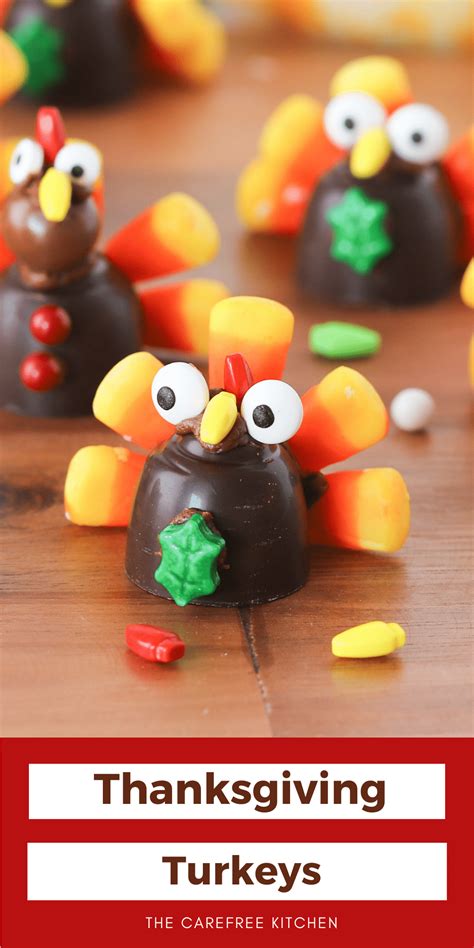 Thanksgiving Chocolate Turkeys - The Carefree Kitchen