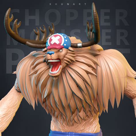 Fichier STL One Piece Chopper Monster・Design imprimable en 3D à