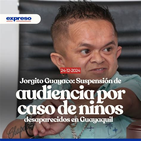 Diario - El caso de Jorgito Guayaco, uno de los personajes mediáticos