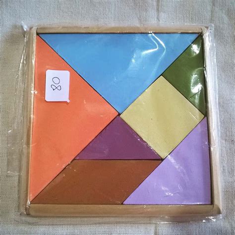 TANGRAM, medidas de 10 x 10 cm sin base $60 ,con base 12 x 12 cm $85 ...