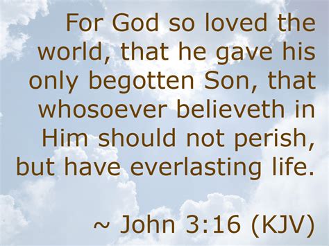 Clear Perspectives • John 3:16 (KJV)