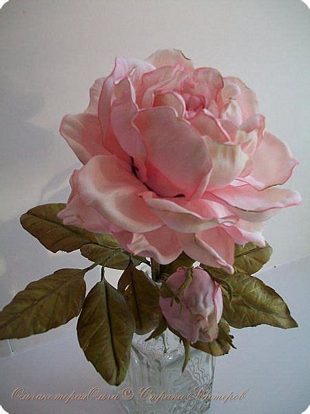 Розочка садовая | Paper flowers, Foam flowers, Cold porcelain flowers
