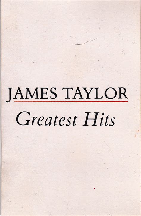 James Taylor - Greatest Hits (1976, Cassette) | Discogs