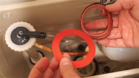 how to install a flush valve seal