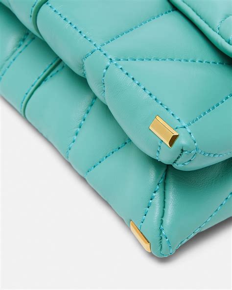 Kleio 퀼팅 미니 백 블루 | VERSACE KR