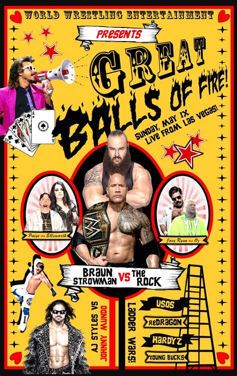 Pro wrestling ppv posters - openswit