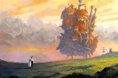 Howl's Moving Castle Painting by Christopher Clark - Pixels