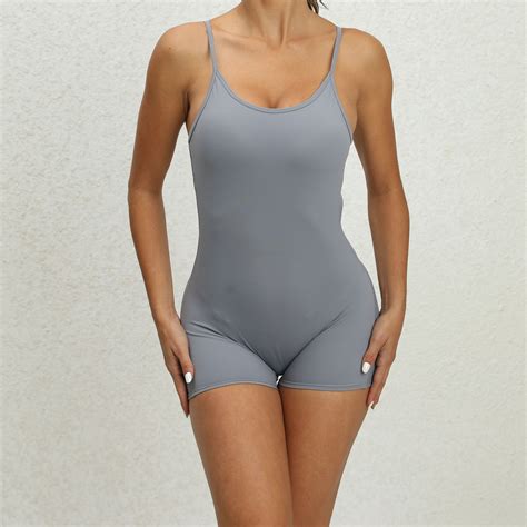 Tight fitting one piece yoga pants, air backed yoga suit, women's high