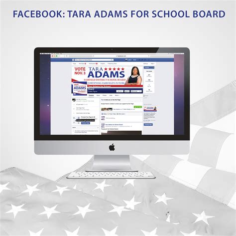 Tara Adams Campaign for School Board on Behance