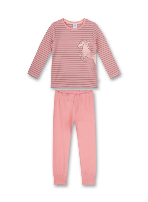 Mädchen-Schlafanzug Rosa | 128 | 4060972970455