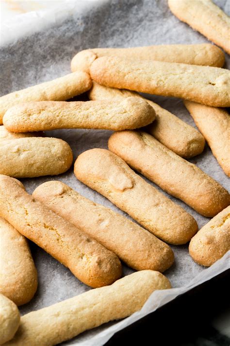 Savoiardi Biscuits (Homemade Lady Fingers) - Baran Bakery