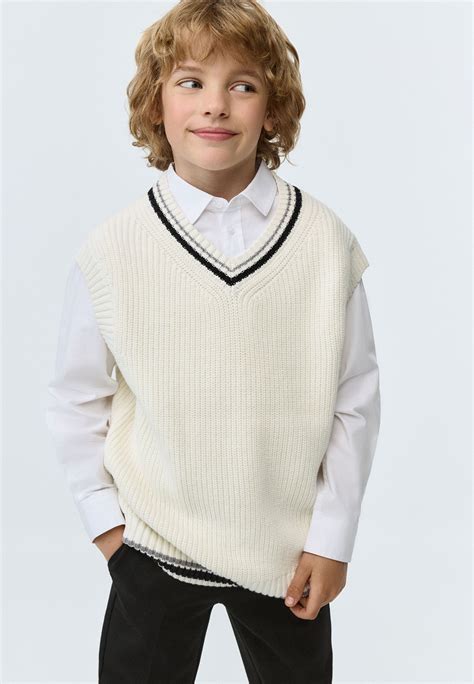 Жилет Sela School collection, цвет: белый, MP002XB06YDA — купить в ...