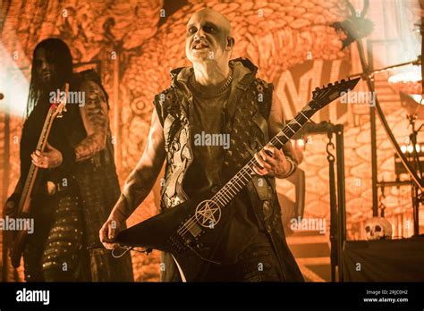 Galder of Dimmu Borgir performing live Stock Photo - Alamy