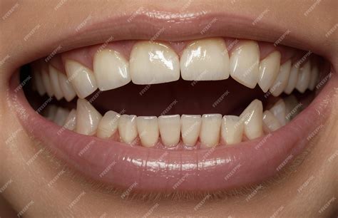 open bite teeth premium ai generated image