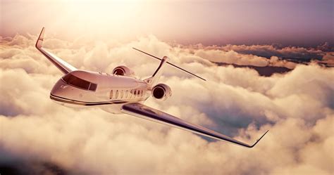 Realistic picture of White Luxury generic design private airplane ...