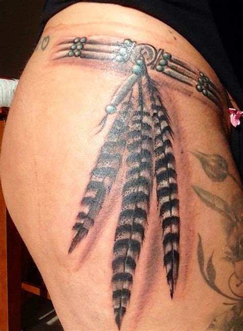 Native American feather tattoo | Indian feather tattoos, Native tattoos ...