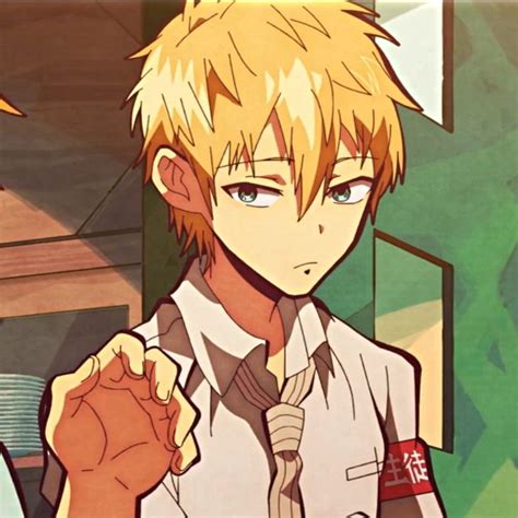 Minamoto Teru | Jibaku Shounen Hanako-kun | Аниме, Мальчики, Кунья