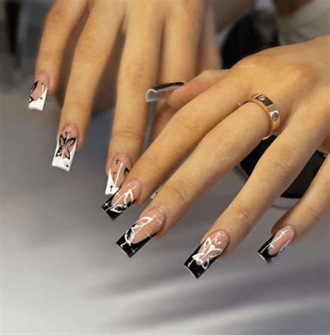 30 Gorgeous Baddie White Nails With Butterflies Ideas