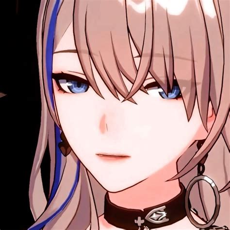 Anime Character with Blue Eyes and Long Blonde Hair
