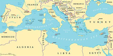 Mediterranean Sea Clip Art, Vector Images & Illustrations - iStock