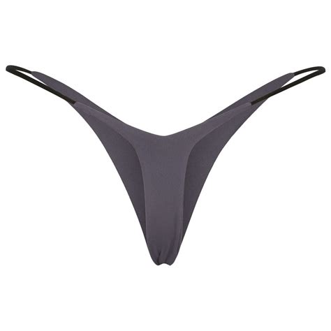 Women's Sexy Thong Low Rise Double Layer Bikini Briefs Postpartum