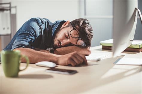 Man Sleeping In Office Stock Photo - Download Image Now - iStock