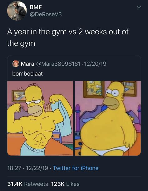 When it takes you one month to gain 5lbs of muscle and one week to