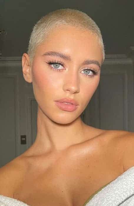coolest buzz cuts  women short shaved hairstyles buzz cut