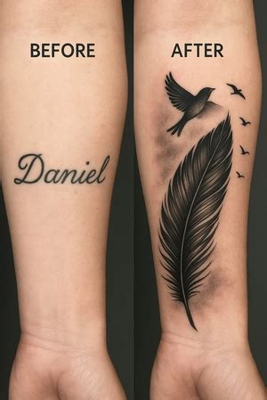 Tatuagens Para Cobrir Nomes No Braço - 14 Ideias para Cobrir Tatuagens de Nomes do EX em 2026