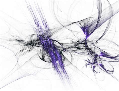 Black and purple abstract wallpaper, abstract, fractal, digital art HD ...