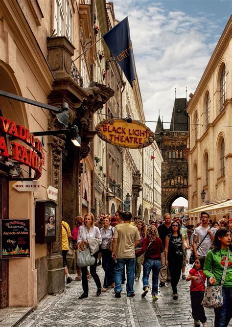 Prague - Street Scene IV - Karlova by pingallery on DeviantArt