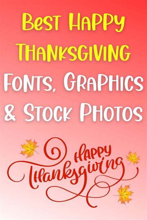 happy thanksgiving card with the words, best happy thanksgiving fonts ...