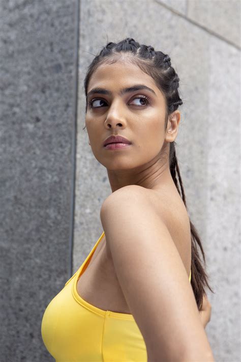 Malavika Mohanan's Hot Poses in Yellow Suit in Latest Photoshoot - Filmy19