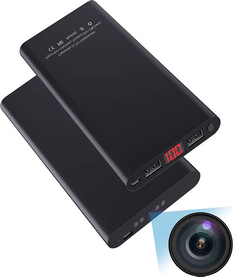 Power Bank Spy Camera ,Hidden Camera with 10000mAh,Nanny Cam with Night