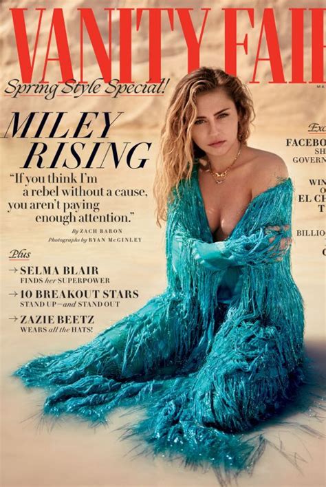 MILEY CYRUS in Vanity Fair Magazine, March 2019 – HawtCelebs