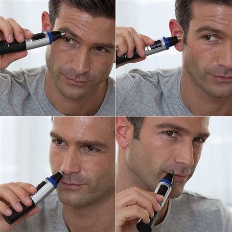 Panasonic ER-GN30-K Nose & Ear Hair Trimmer with Vortex Cleaning System ...
