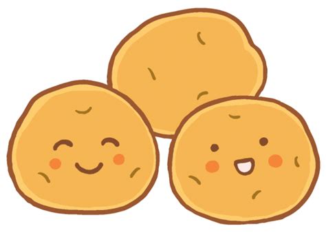シンプルなじゃがいものイラスト2 | 無料イラスト素材｜素材ラボ