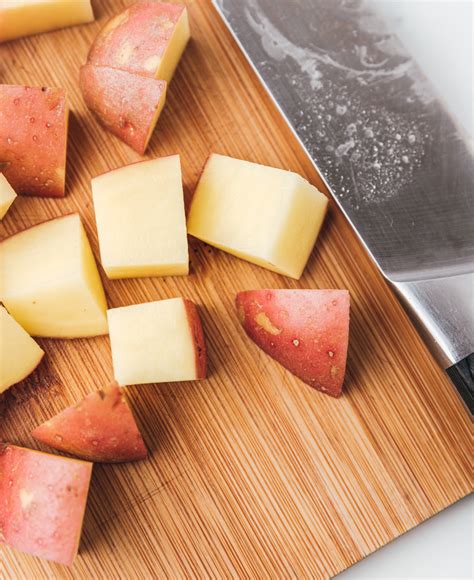 How To Dice Potatoes - yourcookingbuddy.com