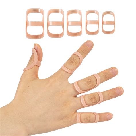 GHORTHOUD 5 Pcs Finger Splints - Finger Splint Kit for Arthritis, Mallet Finger - Thumb Splint ...