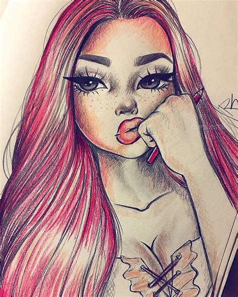 Drawings 😘 | Christina lorre drawings, Sketches, Cute girl drawing