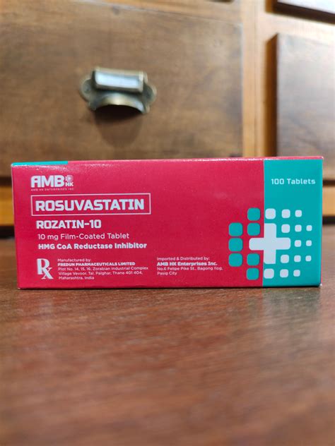 Rosuvastatin (Rozatin-10) 10mg FC Tablet – Meds for All