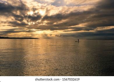 Evening Sunset On Solent Stock Photo 1567032619 | Shutterstock