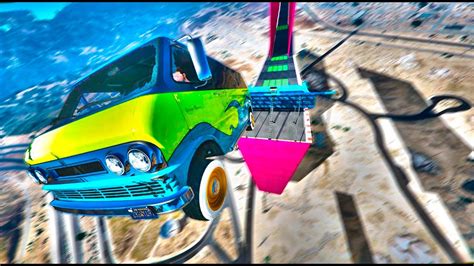НЕУПРАВЛЯЕМЫЙ ФУРГОН СКУБИ-ДУ НА РАМПАХ В GTA 5 ONLINE - YouTube