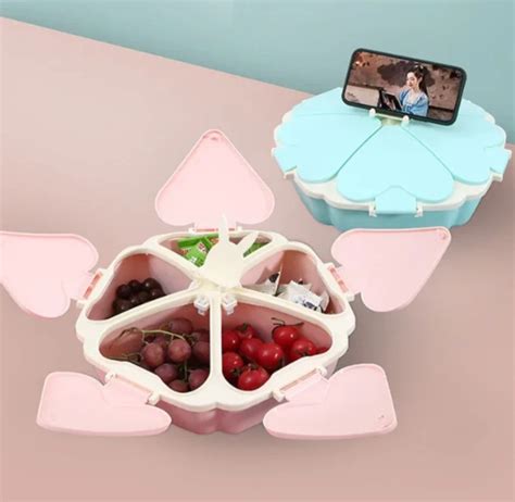 Органайзер для Сладостей Peach Heart Shape 5 Отсеков с Подставкой для ...