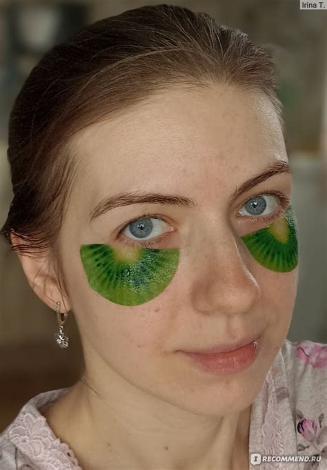 Патчи для глаз Oriflame с киви Love Nature - «Патчи Oriflame в форме ...