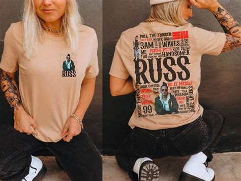 Russ Song List shirt Russ Merch sold by Milly_Crybaby | SKU 4914833 ...