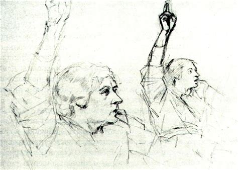 Study to "Boyarynya Morozova" - Vasily Surikov - WikiArt.org