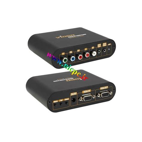 تبدیل component به vga (دستگاه مبدل component یا پنج فیش به...