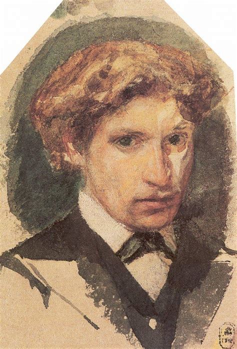 russian-style — Michail Vrubel - Self-portrait, 1882 Vrubel was...