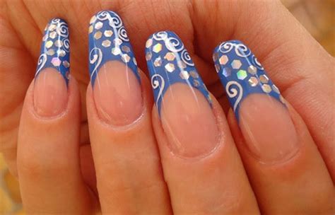 french tip nail art designs
